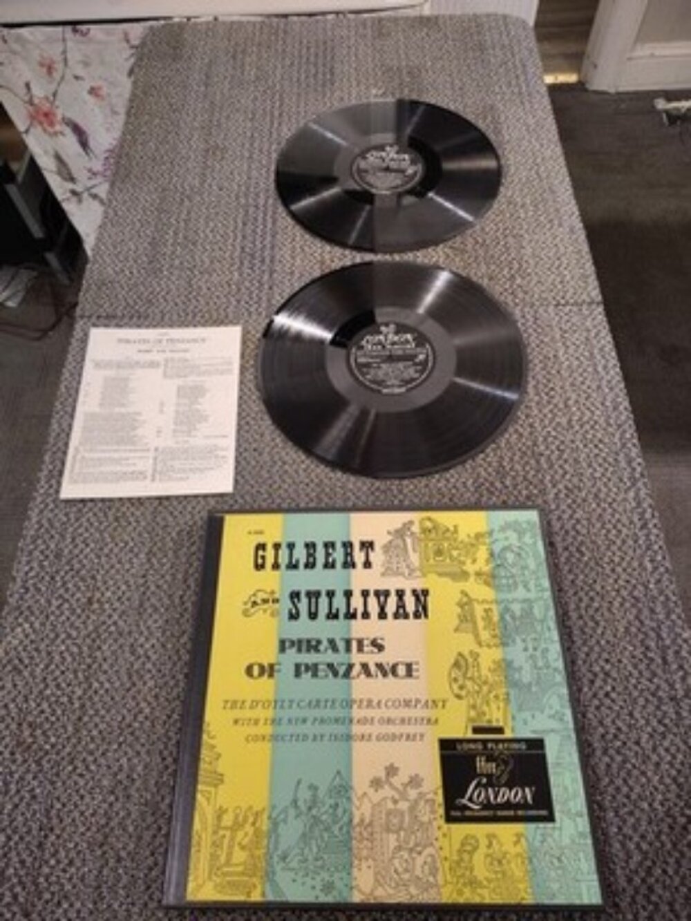 Gilbert And Sullivan The Pirates Of Penzance LP London Records
